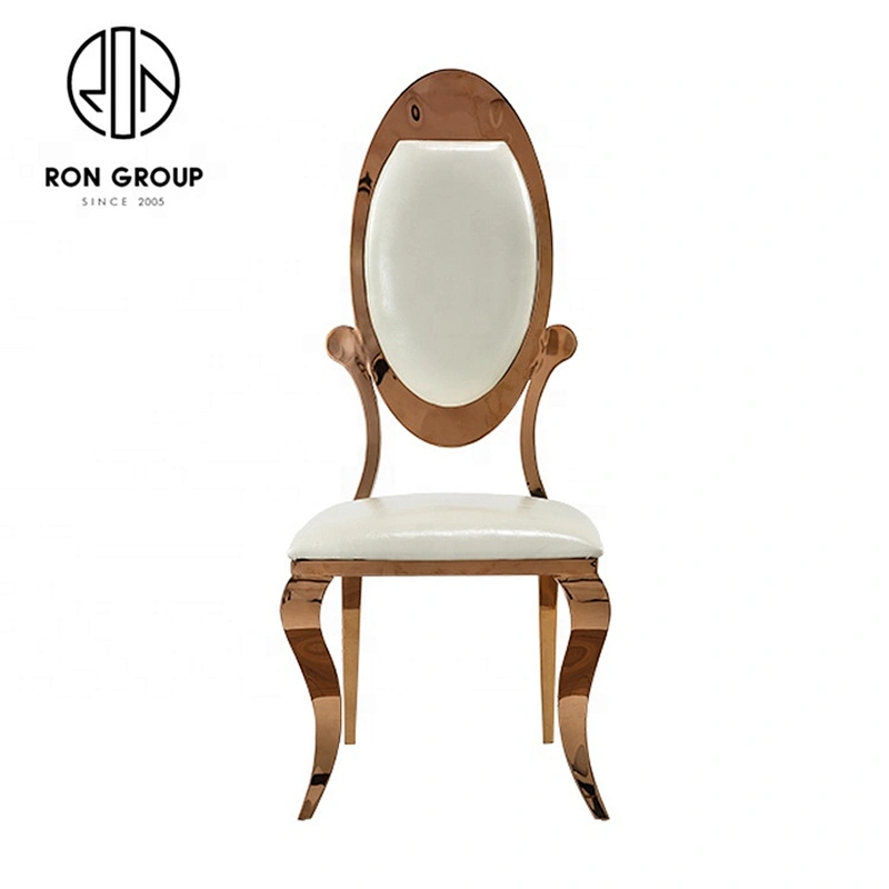 Gold Luxury Sample Modern Stainless Steel Banquet Chair
