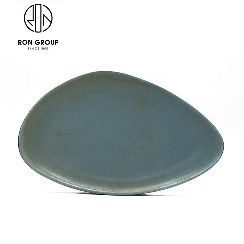 Hot Sale Restaurant Rectangle Ceramic Dinner Plates