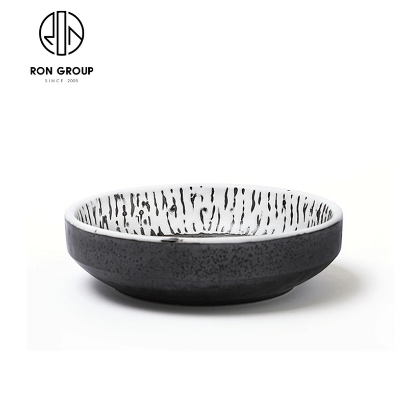 Hot Sale Hotel Japanese Style Tableware 3.5'' Ceramic Round Sauce Dish