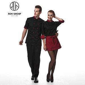 Restaurant Custom Design Waiter Waitress Uniform