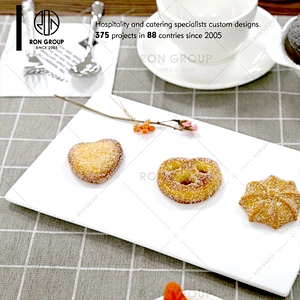 Wholesale restaurant hotel 5 inches white porcelain plates for food