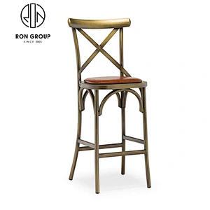 Modern hot selling cross back bar chair
