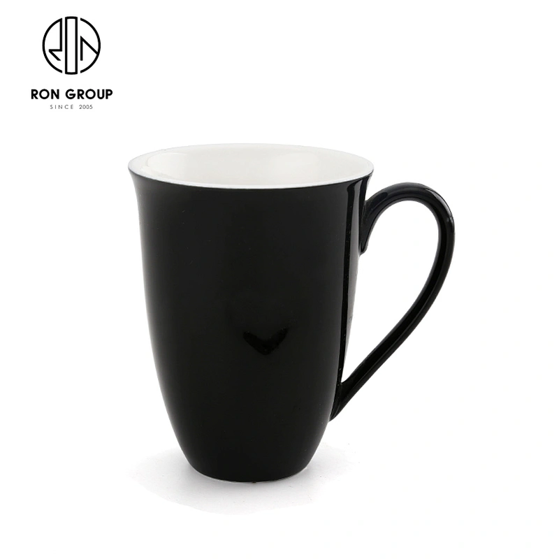 360ML Eco Friendly Espresso Hand Painted Ceramic Coffee Mug Cup