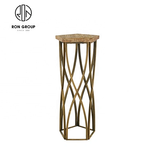 Wholesale Modern Metal Leg Round Shape Beautifully Side Table