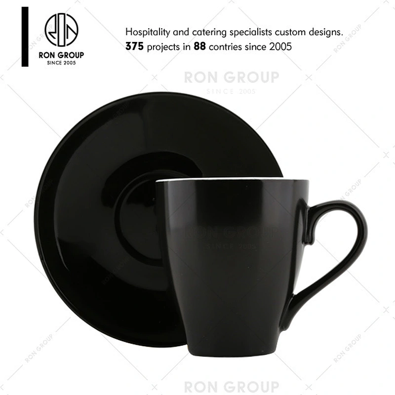 Wholesale Matt Black 220ml Coffee Mug