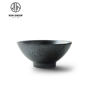 Food restaurant dinnerware ceramic bowl with handle