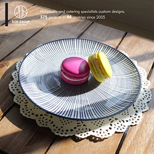 Porcelain tableware ceramic dinner plate