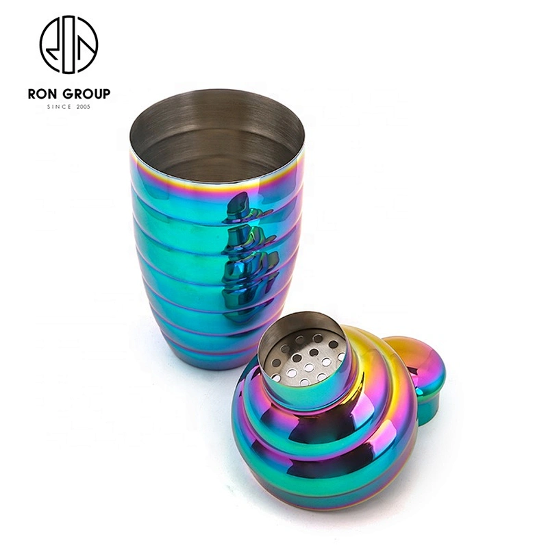 Metal Color Drink Cocktail Shaker Stainless Steel Cocktail Mixercolorful Cocktail Shaker