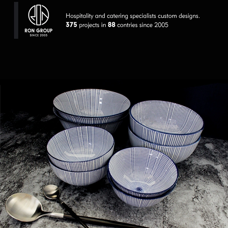 Hot Selling Tableware Porcelain Serving Ceramic Fruit Salad Bowl