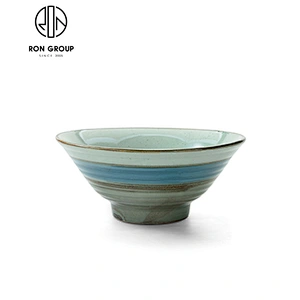 Wholesale Japanese Restaurant Porcelain 8.5 Inch Noodle Bowl
