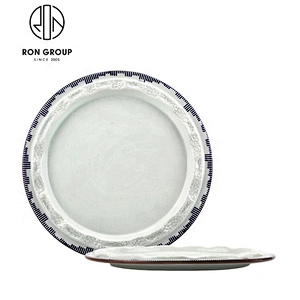 Wholesale Personalized Handmade Restaurant Round Ceramic Plate