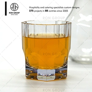 Wholesale High Grade Pc Materials Transparent Octagonal Beer Cups