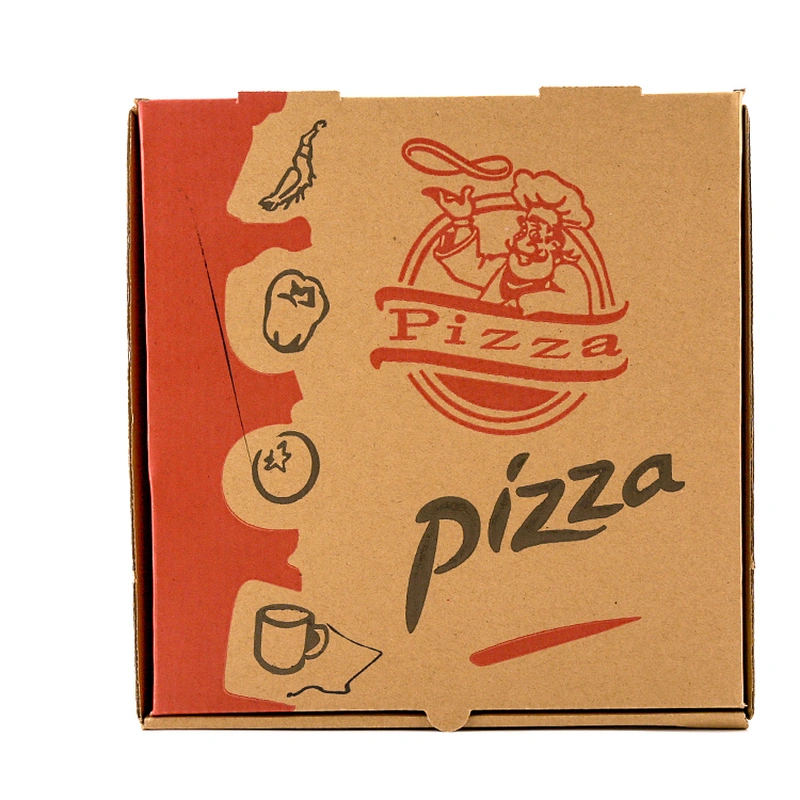 Environmentally Recyclable Portable Sturdy Pizza Box Custom