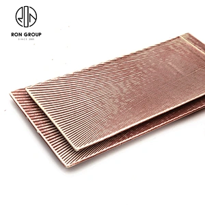 Custom Logo Ceramic Line Grain Rectangular Flat Plate For Sale