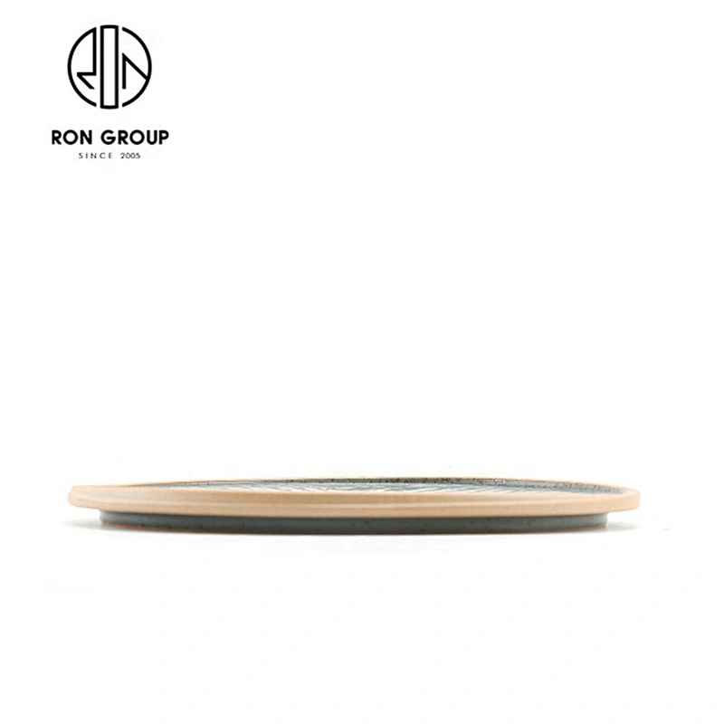 High Temperature Clay Portable Material Flat Round Plate