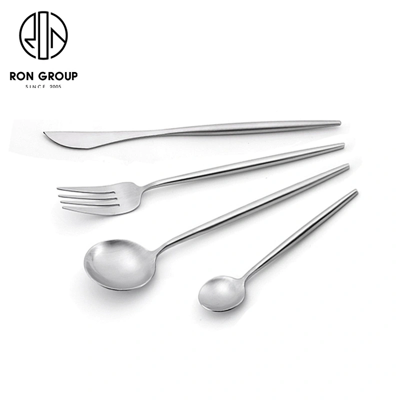 Wholesale Hotel Restaurant Coffee Shop Stainless Steel Custom Cutlery Set