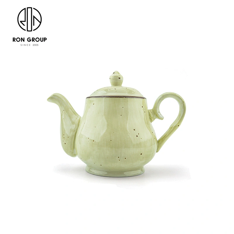 Europe Style Concise Design Wedding Used Coffee Porcelain Tea Pot With Lid