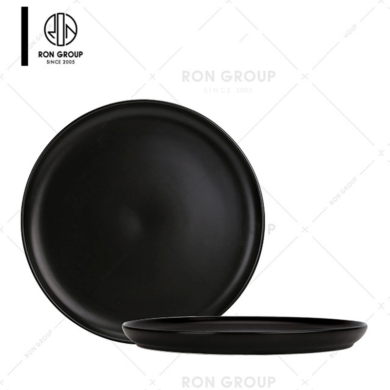 Black Binaural Restaurant Convenient Dinner Soup Bowls