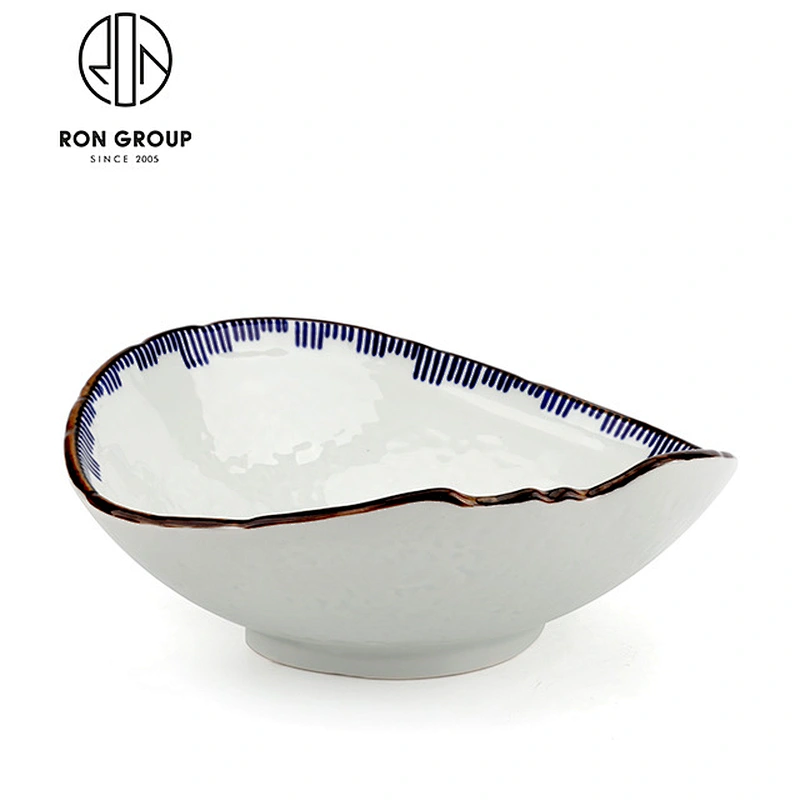 Hotel Restaurant 7 Inch Ceramic Noodle Soup Bowl