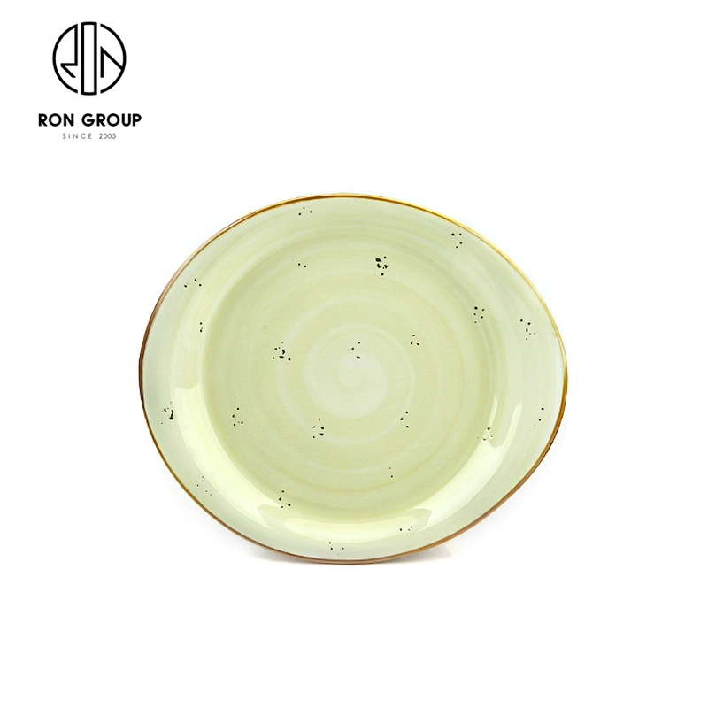 Good Quality Restaurant Custom Logo Ceramic Dinner Dishes And Plates