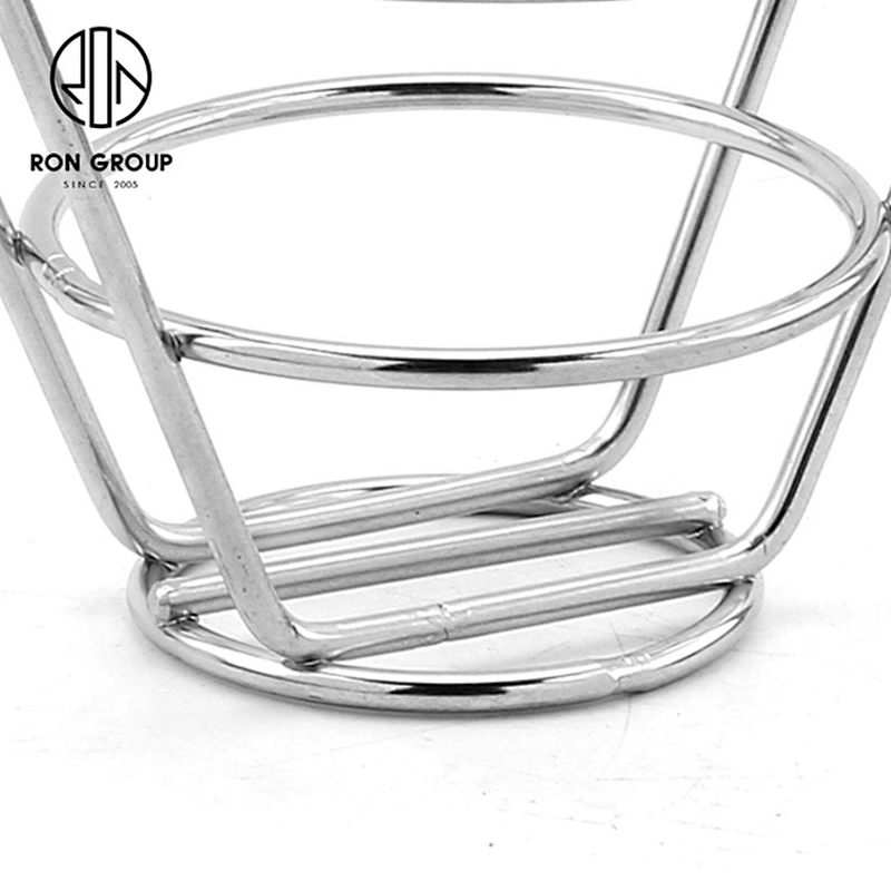 Stainless Steel Binaural Storage Metal Wire Snack Basket