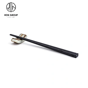 Hot Sale Hotel Restaurant Trapezoid Style Black Color Japanese design chopsticks