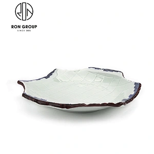12 Inch Restaurant Special Shape Porcelain Sushi Plate