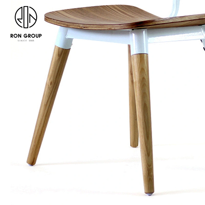 Simple Design Leisure Cafe Iron Stand Dinner Chair Dining Restaurant