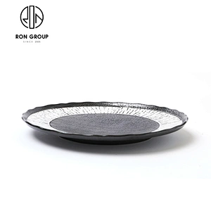 High Quality  Tableware Hotel Ceramic 10 Inch Dessert Porcelain Plate