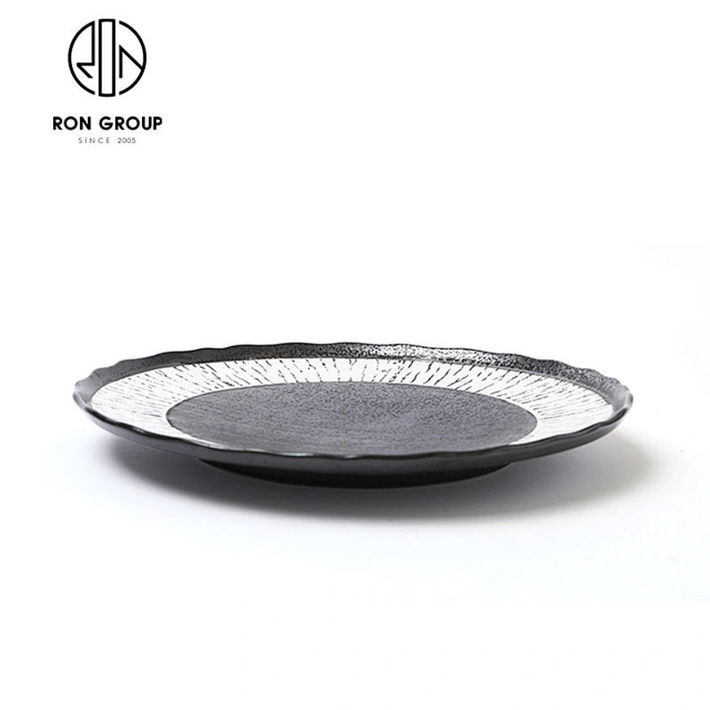 High Quality  Tableware Hotel Ceramic 10 Inch Dessert Porcelain Plate
