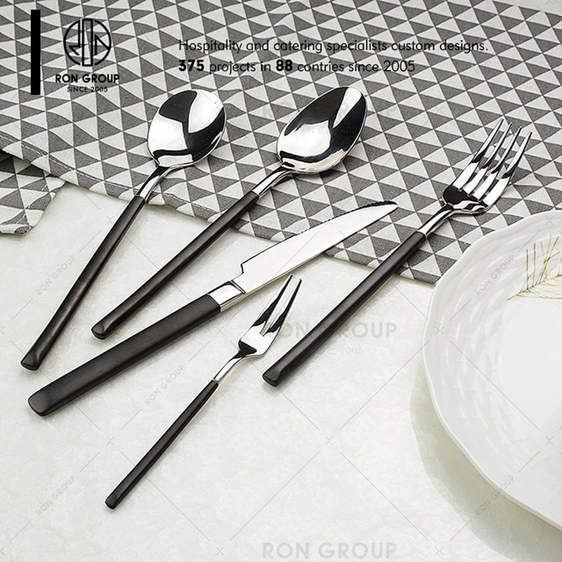 Good Quality Stainless Steel Portable Restaurant Cutlery Set