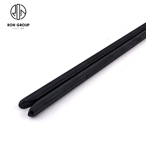 Hot Sale Hotel Restaurant Slanting Style Black Color Japanese design chopsticks