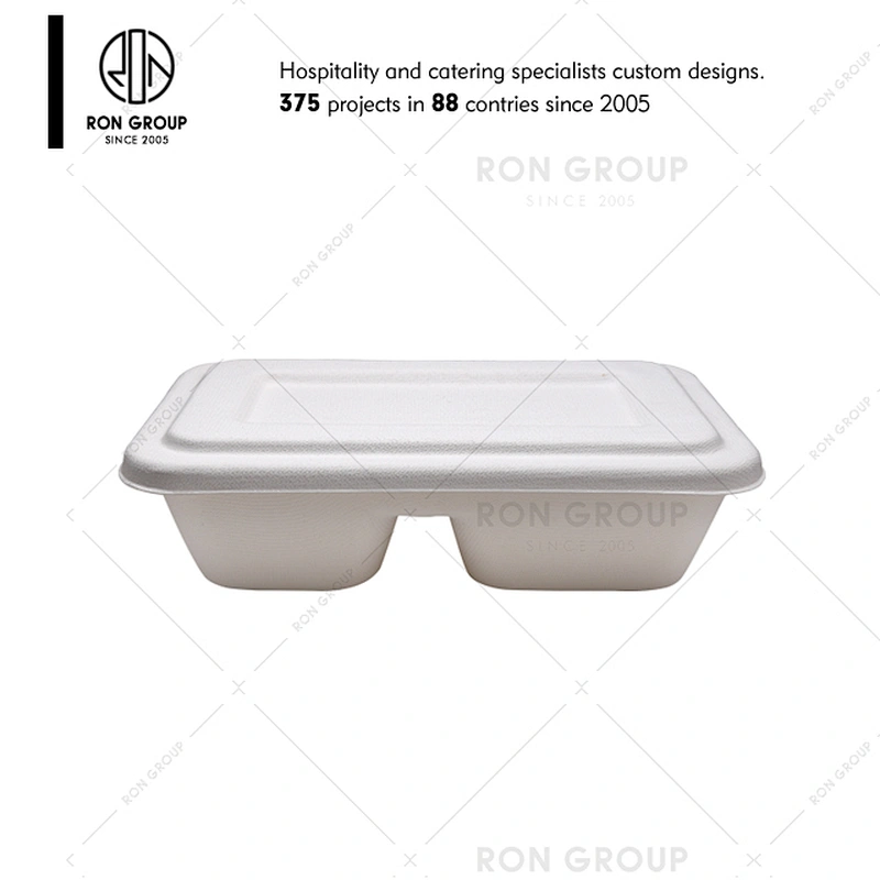 Eco-friend Sugar Cane Material Take Away Meal Box