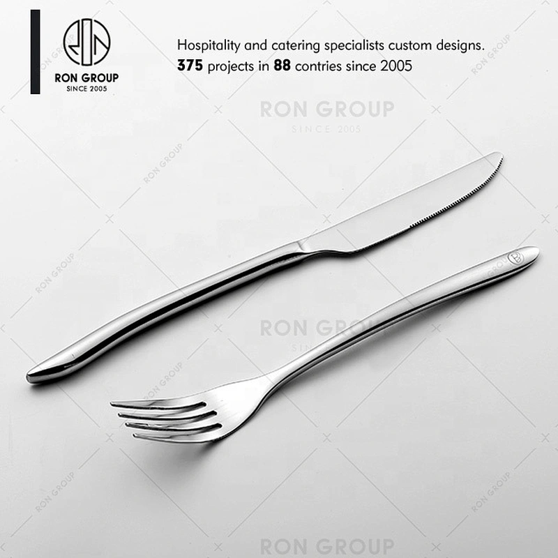 Restaurant Stainless Steel Cutlery Set Portable Knife Fork Spoon