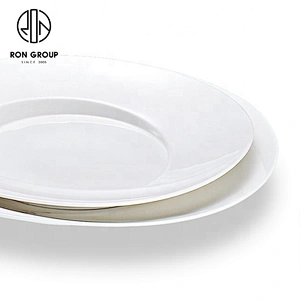 Guangdong Manufacturing Broadside Round Plate Bowl For Restaurants