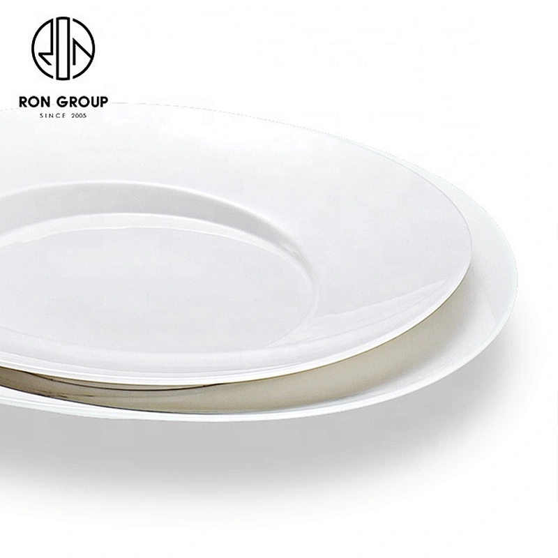 Guangdong Manufacturing Broadside Round Plate Bowl For Restaurants