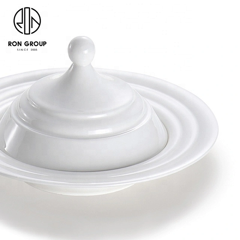 Wholesale Retail Sell Round White Soup Bowl For Restaurant Dedicated