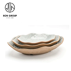 Easy To Clean Beautifully High Quality Wave Edge Special Oval Bowl