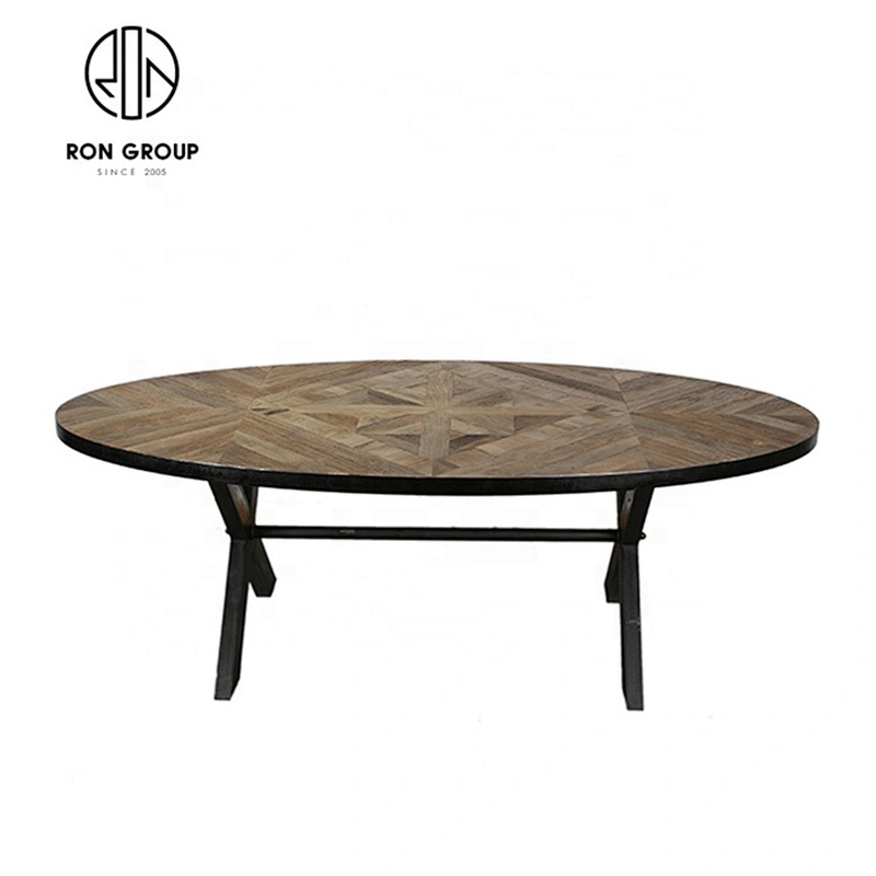 Wholesale 2020 Modern Durable Portable Wooden Oval Dining Table