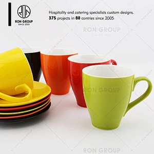 Hot Sale Carn Coffee Cup Set with Plate