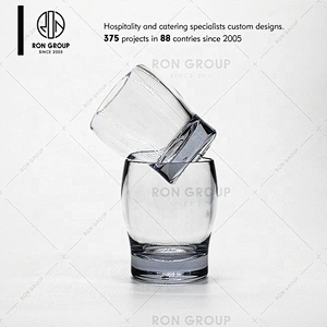 Wholesale Bar Restaurant Party Portable Lightweight Glass Cup
