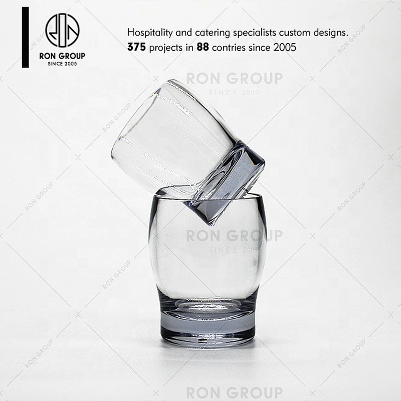 Wholesale Bar Restaurant Party Portable Lightweight Glass Cup