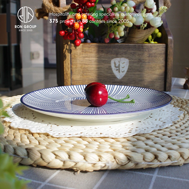 Bulk modern ceramic charger plates for hot sales