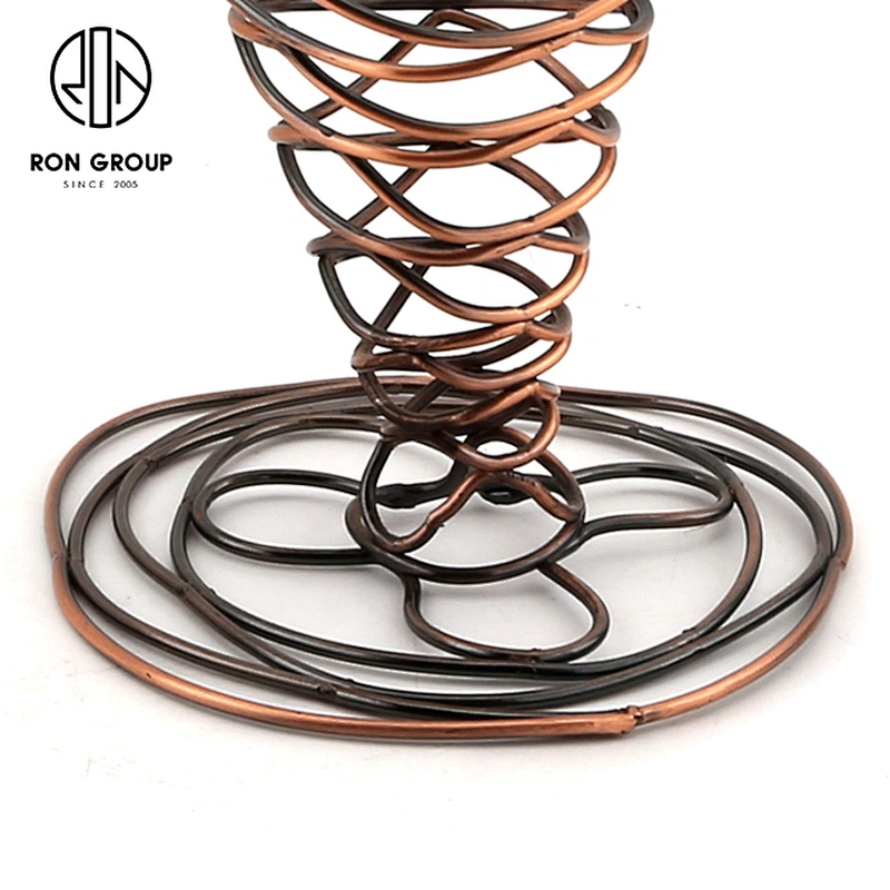 Accept Customization Metal Weave Kitchen Accessories Finger Chips Cone Rack Holder Stand
