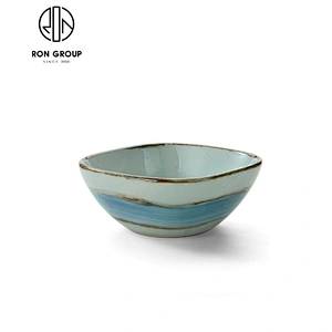 Custom Printed Tableware Cheap Ceramic Square Bowl