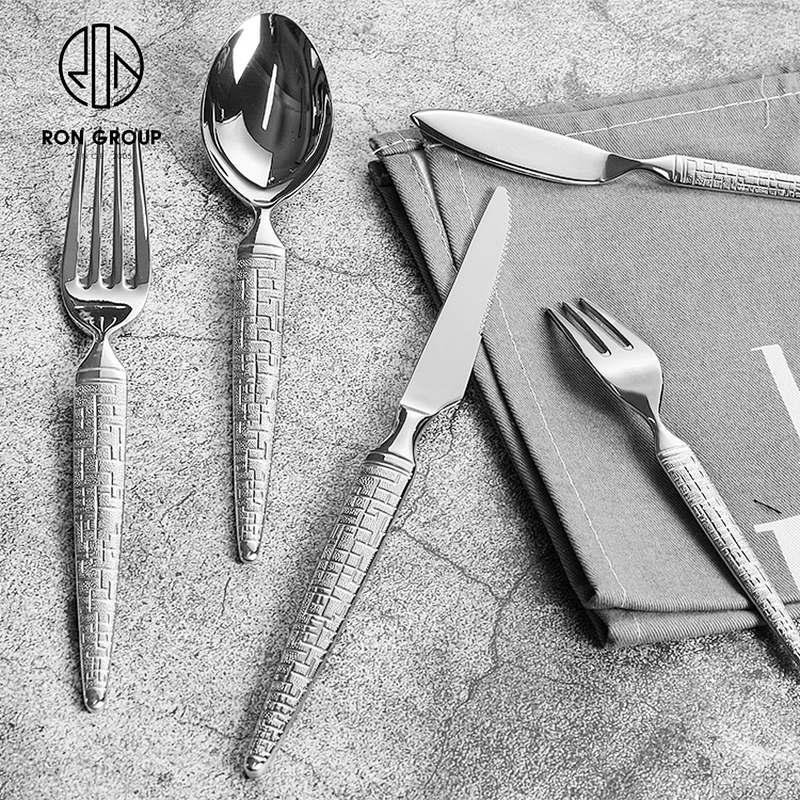 Hot Sell Restaurant 4-Piece Stainless Steel Eco Friendly Party Cutlery