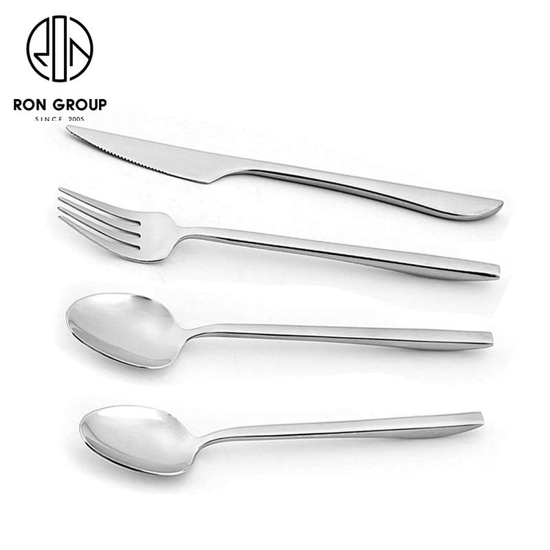 Restaurant Stainless Steel Cutlery Knife Spoon And Fork Flatware Sets