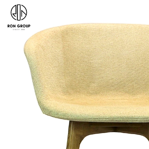 Creative Wood Armchair Vintage Dining Chairs For Restaurant