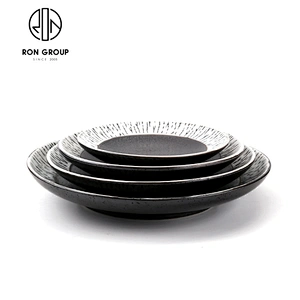 Japanese Style High Quality Hotel Tableware  6'' Ceramic Round Plate