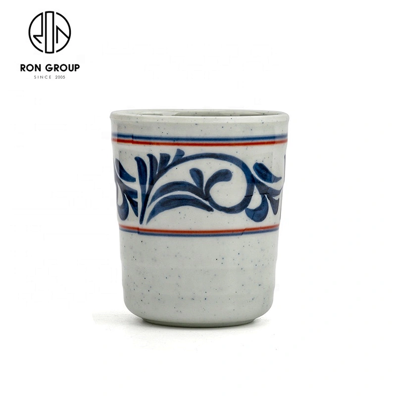Shall Safe High Quality Melamine Plastic Blue And White Porcelaingrain Cup
